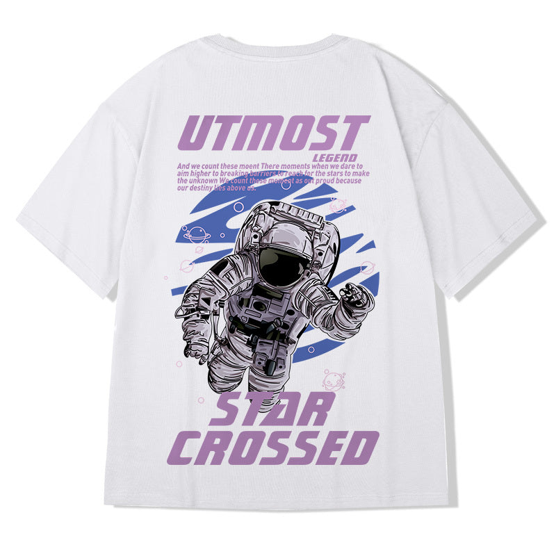 European And American Trendy Men's Oversized Loose Short Sleeved T-shirt